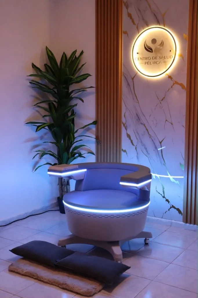 Silla pélvica biomagnética HIFEM en el Centro de Salud Pélvica